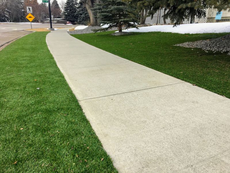 Sidewalks in Commercial Area